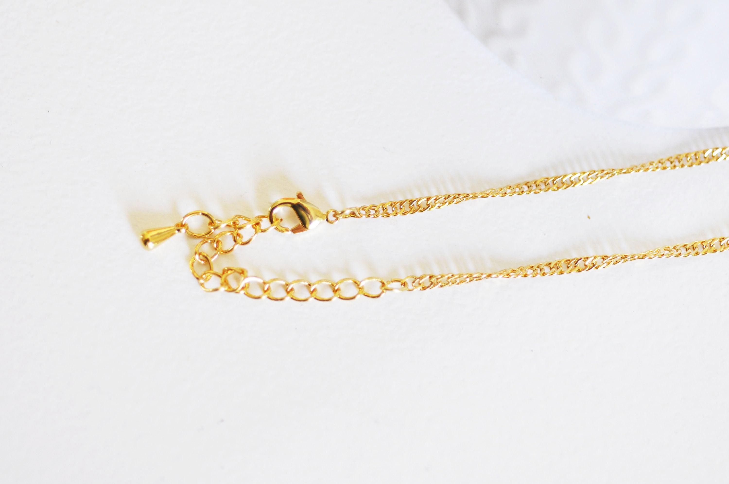 UNICRAFTALE Lot 12 Chaînes Collier 50 Cm Acier Inoxydable Doré – Chaîne Câble Avec Fermoir Homard, Idéal DIY Bijoux & Pendentifs
