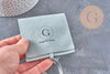 Pochette microfibre suédée cadeau bijou personnalisée,x1 ou x5 (G10993)