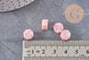 Granulés cire à cacheter rose nacré,fourniture pour création de sceaux personnalisés pour sceaux et invitations de mariage DIY, x100 (G4590)
