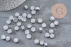 Granulés cire argent à cacheter, fourniture pour sceaux personnalisés pour sceaux et invitations de mariage DIY, x100 (G4175)