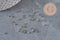 Perles à écraser acier 316 inoxydable platine 2mm, x50 (G11174)