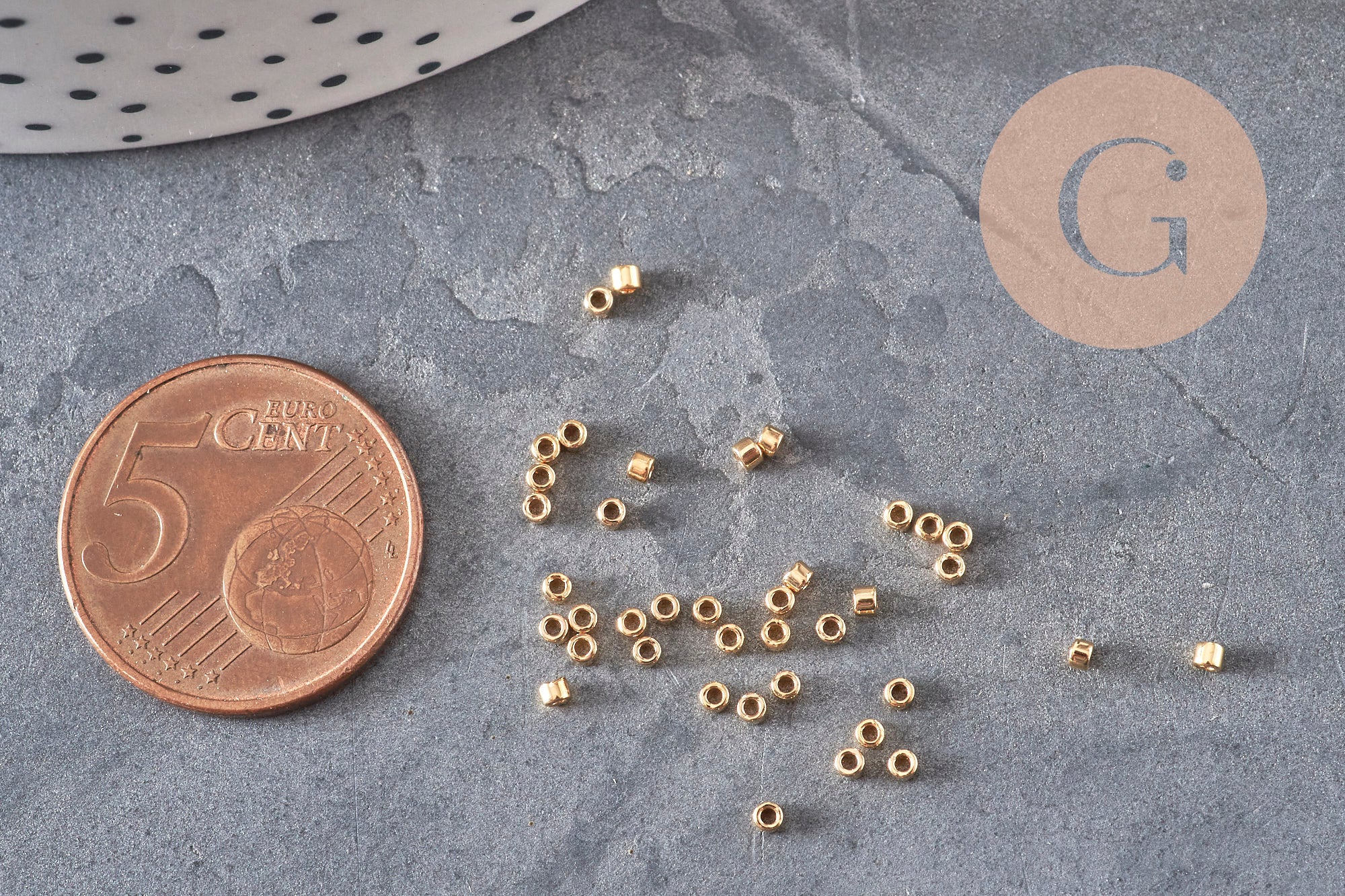 Perles Miyuki Delica 11/0 DB0034 - 24kt Gold Light Plated, x5gr(G11296)