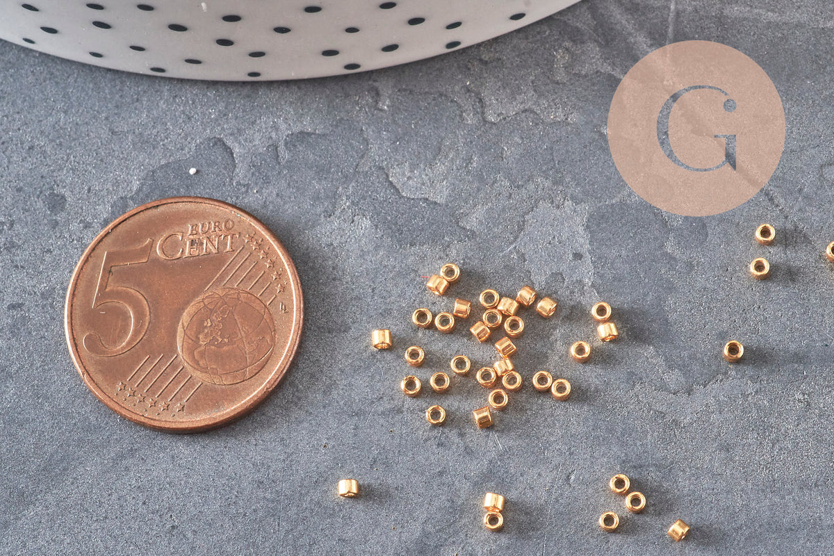 Perles Miyuki Delica 11/0 DB0410 - Galvanized Yellow Gold x8g(G11297)