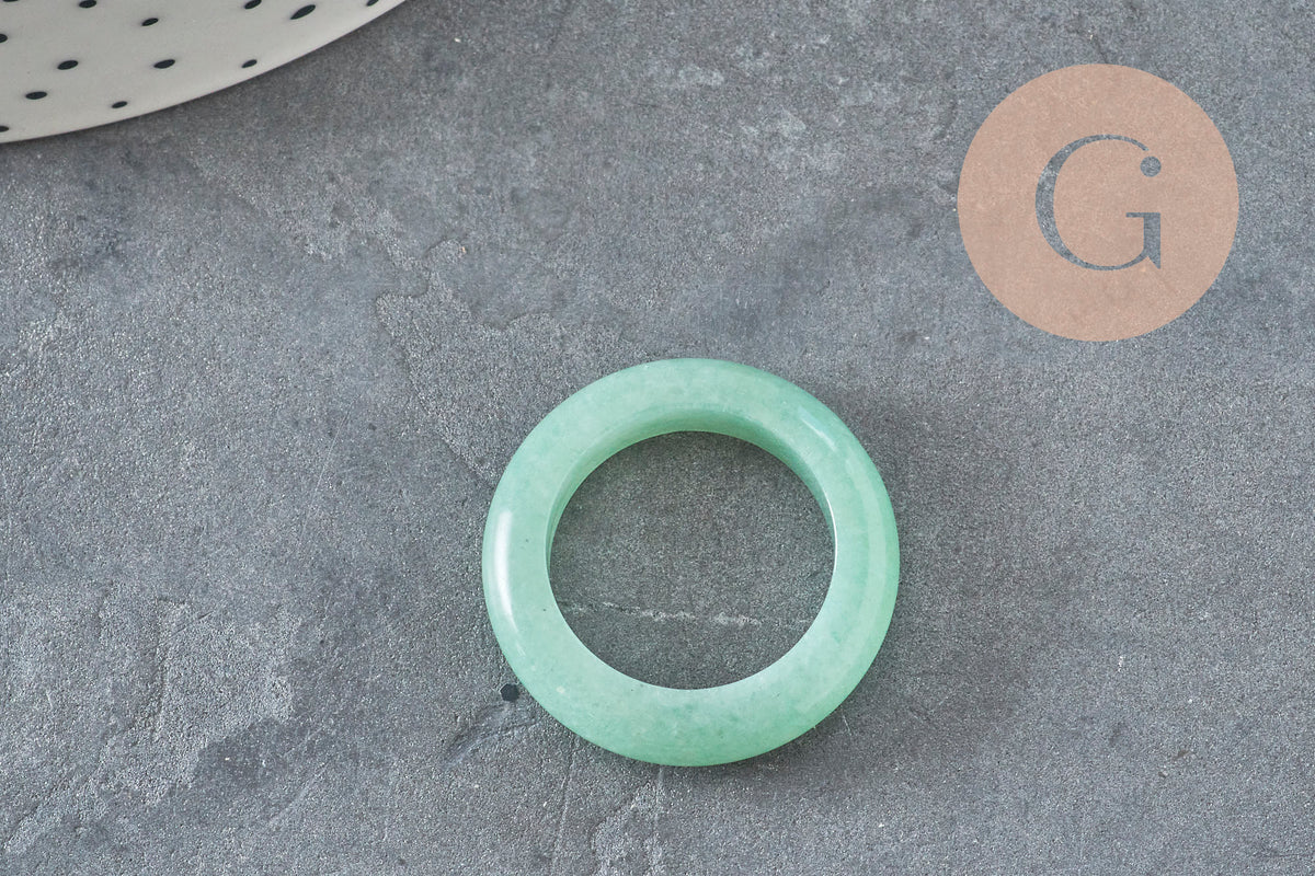 Bague aventurine naturelle 17-21mm, x1 (G11410)
