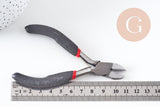 x 3 Pinces pour bijoux en acier carbone 130mm (marques oxydation) (G10937)