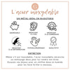 Collier Chaine plate torsadée acier inoxydable doré avec fermoir 0.9mm/45cm, x1 (G10264)