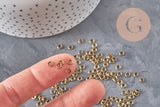 Anneaux de jonction laiton bronze 4mm/0.8mm, x5 grammes (G11354)-Anneaux-Gingerlily Perles