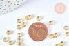 Anneaux doubles ouverts ronds laiton fer 5mm, x1gr (G8038)