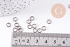 Anneaux ronds métalgun anneaux ouverts 5mm, x20 (G1417)