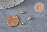 Rubber bail for brass pendant 6.5x3.5mm, x10 (G11231)