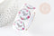 Autocollant merci fleurs 25mm, x500 (G3289)