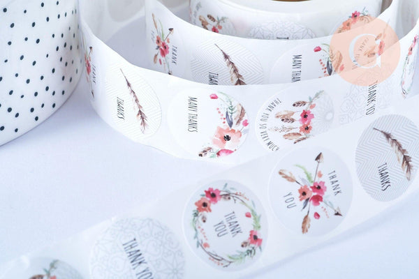 Autocollants merci, x500 (G8423)