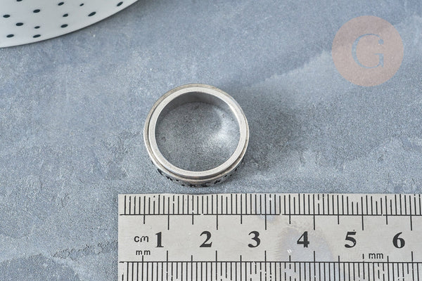 Bague anneau rotative acier 304 inoxydable anti-stress 17.5mm x1 (G8323)