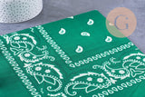 Bandana motif Cachemire Polyester 55cm, x1 (G10691)
