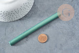 Baton de cire à cacheter vert foncé nacré 135mm, x1 (G8909)