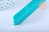 Batonnet de cire à cacheter vert nacré avec mèche, x1 (G7158)