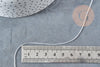 Bobine de 10 mètres de fil élastique nylon blanc 0.8mm, x1 (G8914)