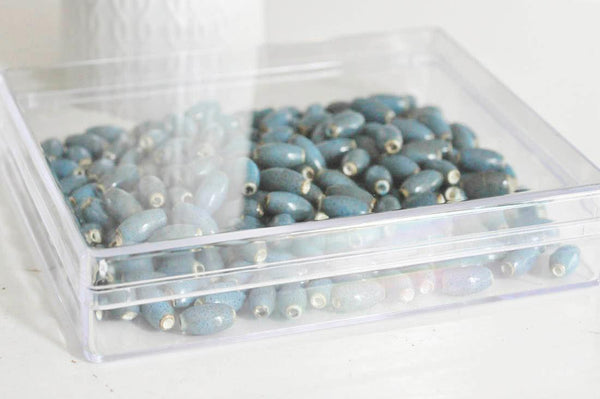 Boite rangement perle plastique rectangulaire 16.5cm, x1 (G1146)