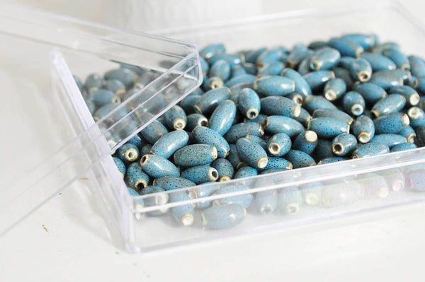 Boite rangement perle plastique rectangulaire 16.5cm, x1 (G1146)