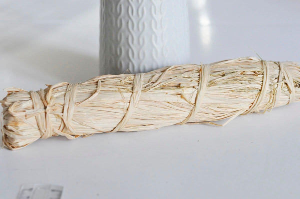 Botte raffia naturel fabrication paniers, vannerie,crochet, tissage,corde naturelle, x1 botte de 50g (G1891)