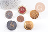 Boutons anciens vintages 23-30mm, x1 (G10153)
