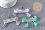 Bracelet brodé J'ADORE HOPE EFJF, x1 (G7649)
