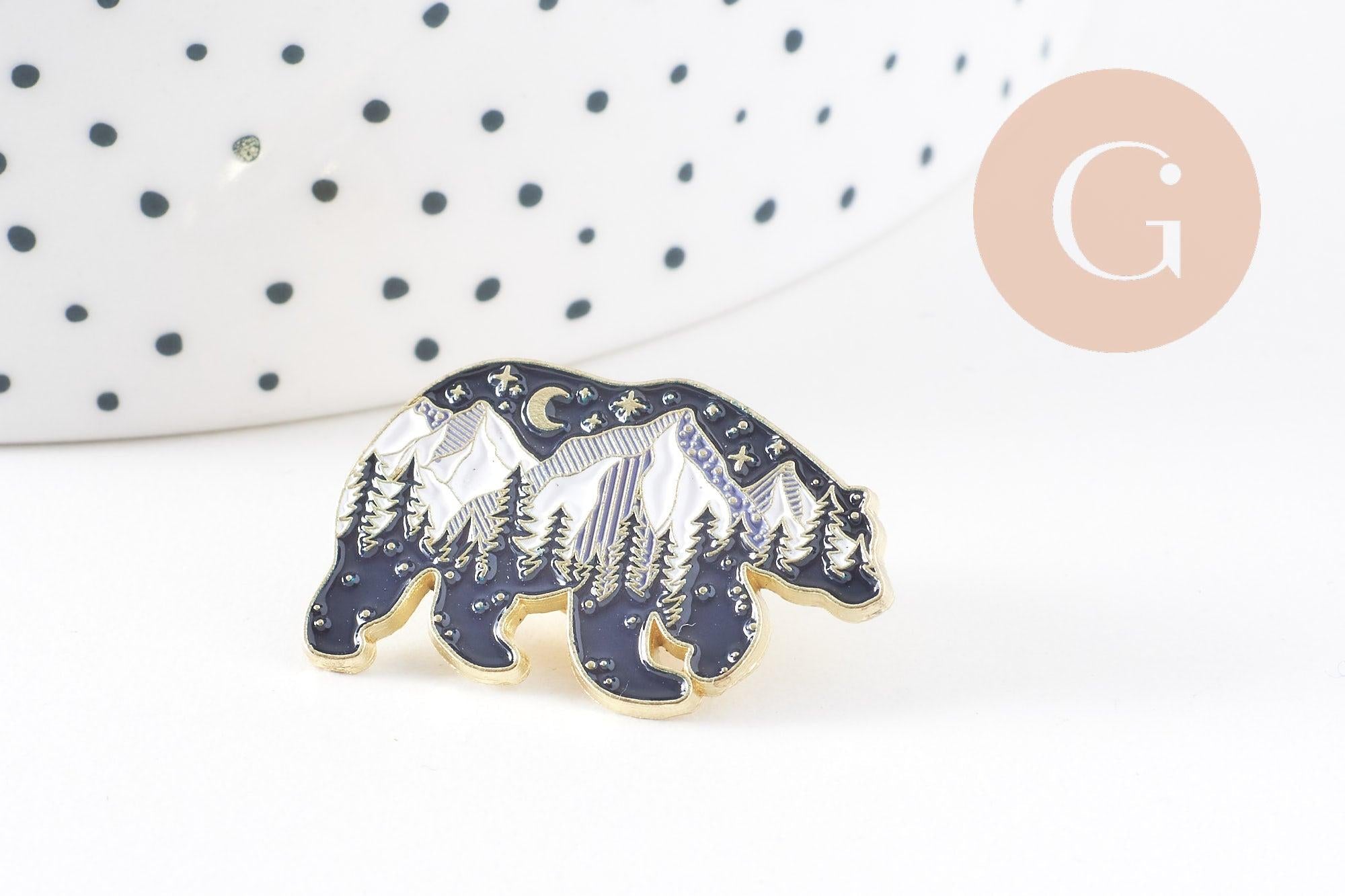 Pin's Souvenir Cauterets - Montagne Animaux - Émail - Occasion