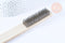 Brosse métallique nettoyage bijoux en bois et acier inoxydable 20 mm, x1 (G7065)