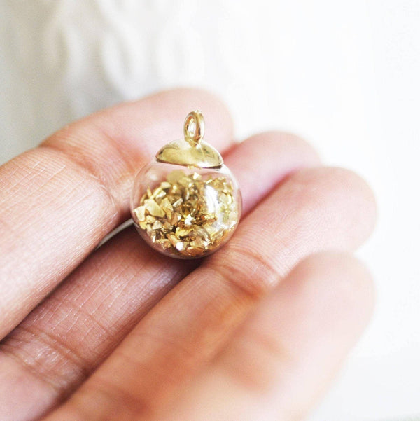 Bulle verre pour créations pendentif 10mm x2 G4157