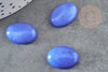Cabochon jade bleu roi, bleu marine cabochon ovale, pierre dôme,jade naturel,18 x13mm,cabochon pierre, x1 G2022