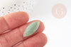 Cabochon marquise aventurine verte naturelle 25x11mm, x1 (G3177)