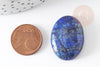 Cabochon ovale Lapis Lazulis naturel 22x30mm, x1 (G2594)