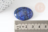 Cabochon ovale Lapis Lazulis naturel 22x30mm, x1 (G2594)