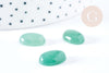 Cabochon ovale aventurine verte naturelle 14x10mm, x1 (G8668)