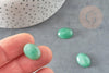 Cabochon ovale aventurine verte naturelle 16 x12mm, x1 (G4002)