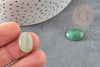 Cabochon ovale aventurine verte naturelle 18 x13mm, x1 (G0376)