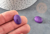 Cabochon ovale jade naturel viole 18x13mm, x1 (G2262)