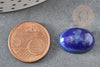 Cabochon ovale lapis lazuli naturel 18x13mm, x1 G8673