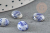 Cabochon ovale sodalite bleue naturelle 10x8mm, x1 (G2214)