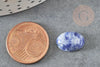 Cabochon ovale sodalite bleue naturelle 14x10mm, x1 (G2595)
