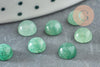 Cabochon rond aventurine naturelle 6mm, x1 (G8662)