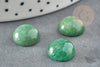 Cabochon rond aventurine verte naturelle 12mm, x1 (G1927)