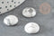 Cabochon rond howlite blanche naturelle 14mm, x1 (G2823)