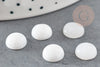Cabochon rond jade blanc, cabochon rond, jade naturel,pierre naturelle,jade blanc, 10mm, x1 (G1642)