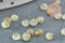 Cabochon rond labradorite naturelle 4mm, x1 (G3007)