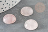 Cabochon rond quartz rose naturel 16mm , x1 (G6711)