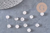 Cabochon rond quartz rose naturel 6mm, x1 (G4756)