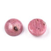 Cabochon rond rhodochrosite naturelle 8mm, x1 (G5592)