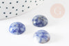 Cabochon rond sodalite bleue naturelle 14mm, x1 (G2246)