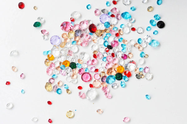 Cabochon rond strass cristal coloré 1.6mm, x1 gramme (G4142)